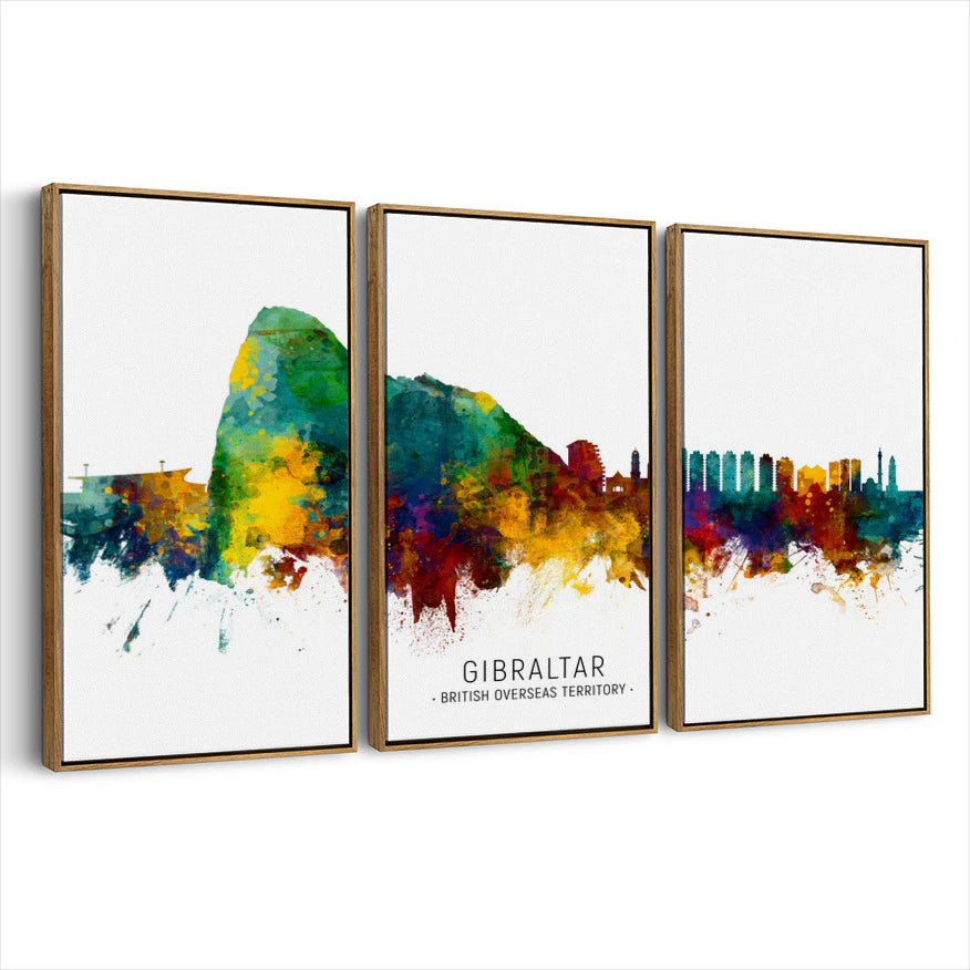 3-framed-canvas-brown-walnut