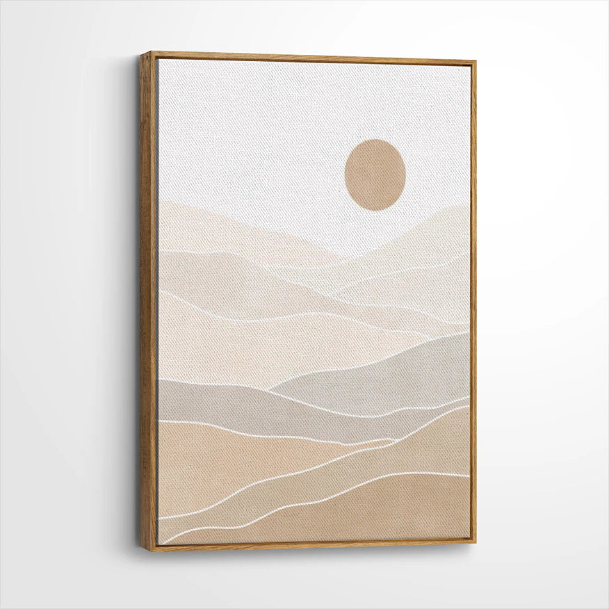 framed-canvas-brown-walnut