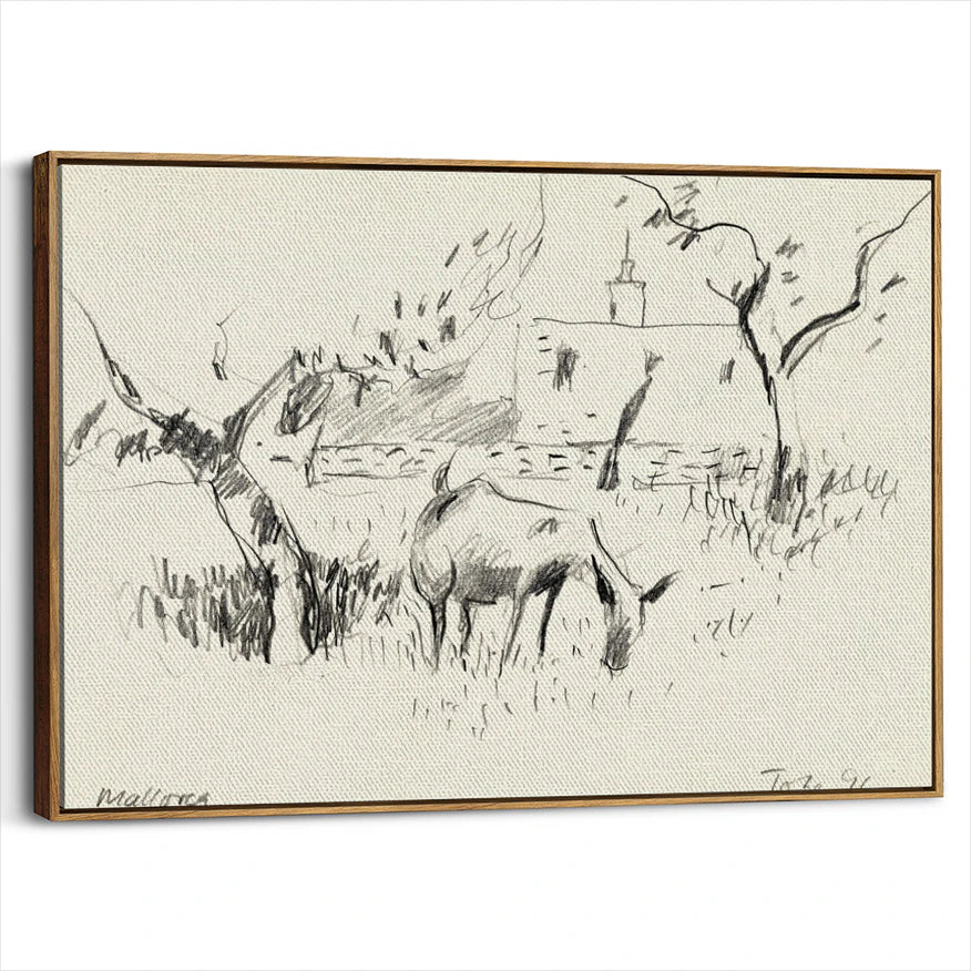 framed-canvas-brown-walnut