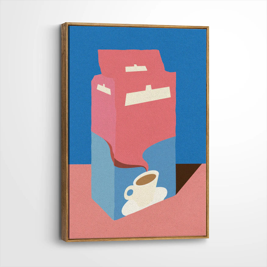framed-canvas-brown-walnut