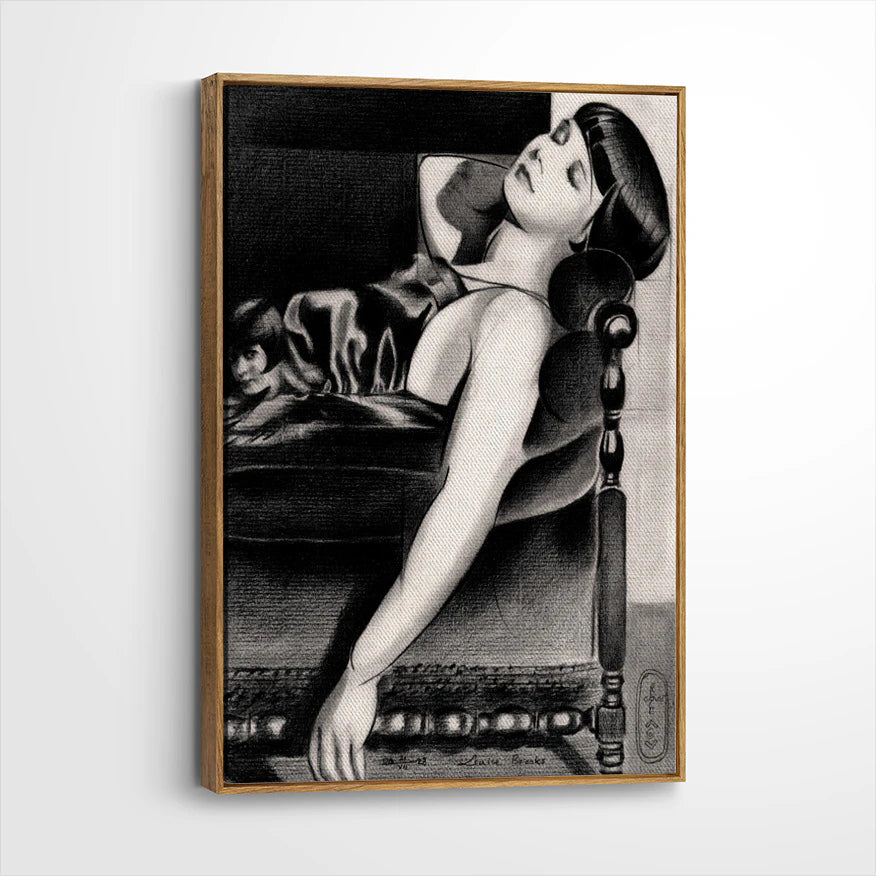 framed-canvas-brown-walnut