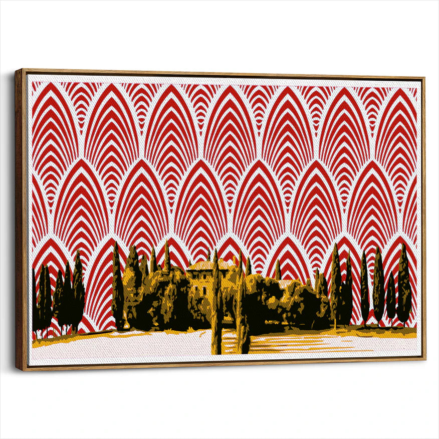 framed-canvas-brown-walnut