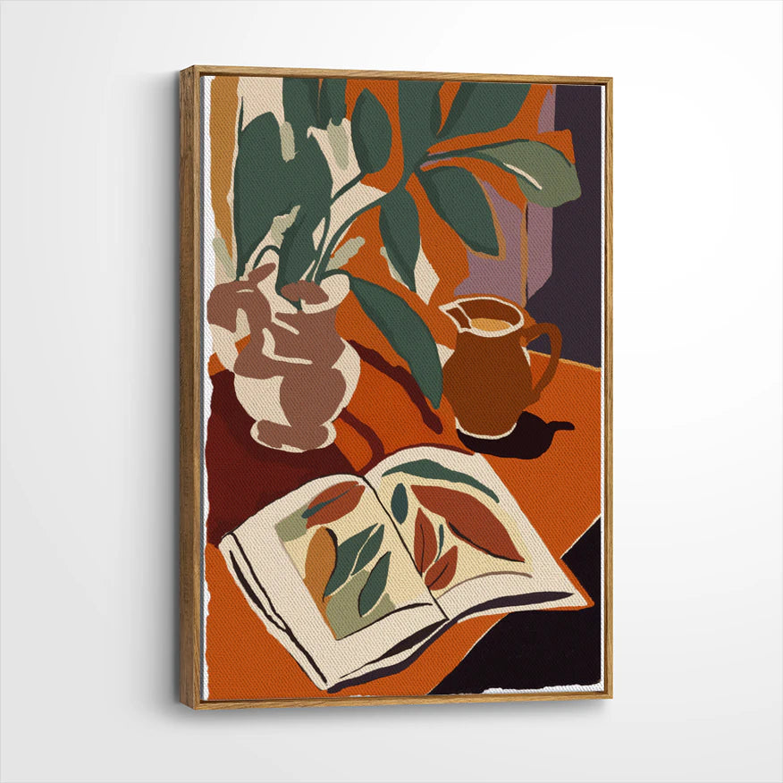 framed-canvas-brown-walnut