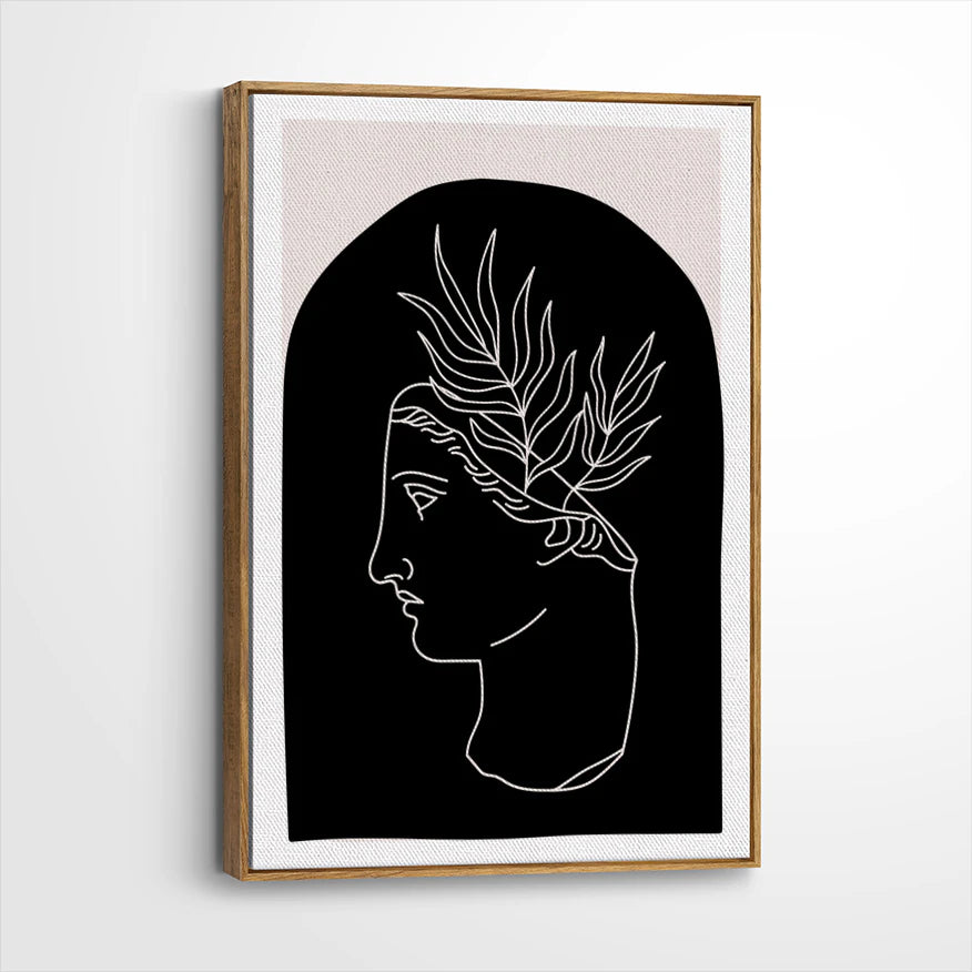 framed-canvas-brown-walnut