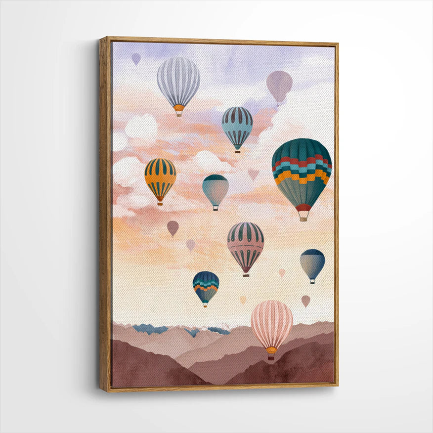 framed-canvas-brown-walnut