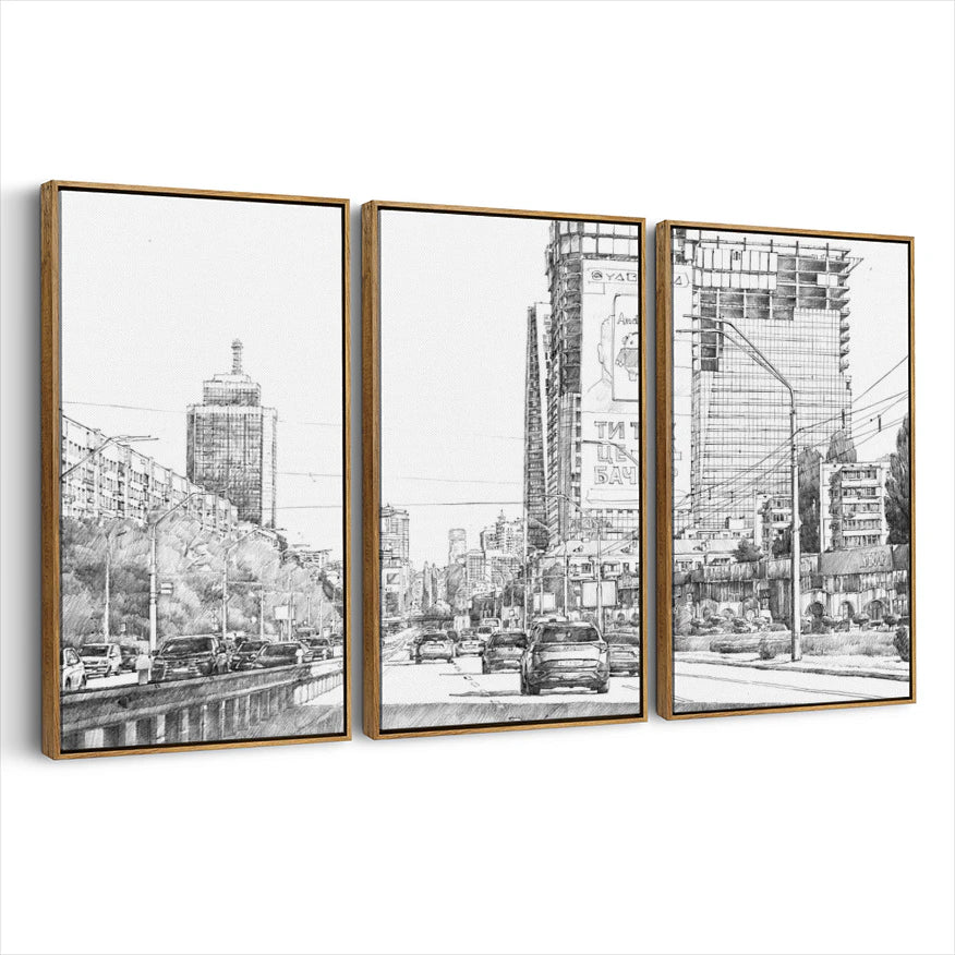 3-framed-canvas-brown-walnut