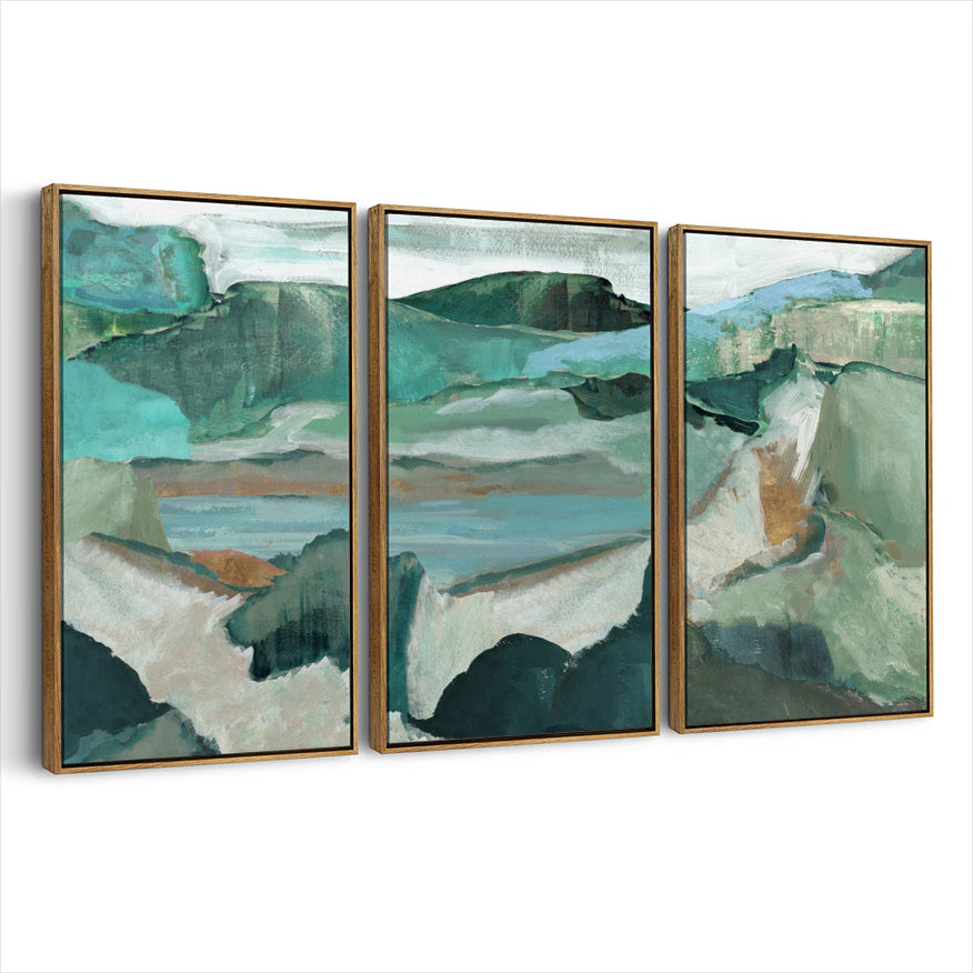 3-framed-canvas-brown-walnut