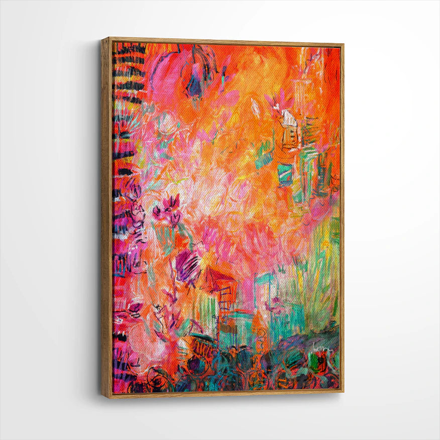 framed-canvas-brown-walnut