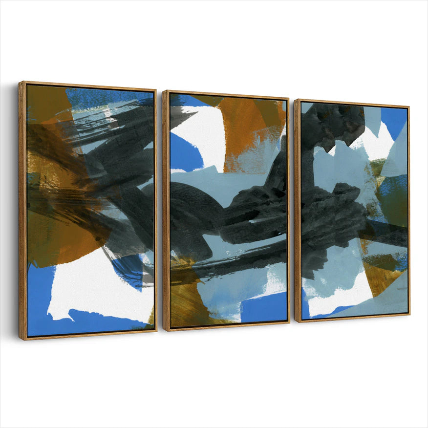 3-framed-canvas-brown-walnut