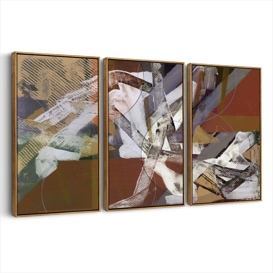 3-framed-canvas-brown-walnut