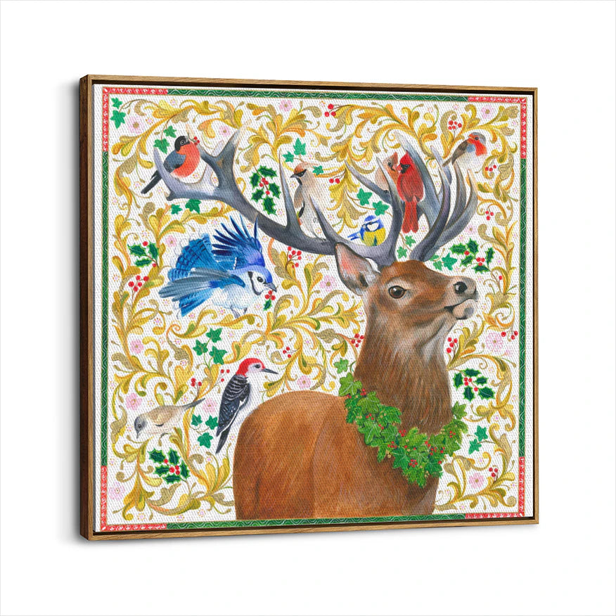 framed-canvas-brown-walnut