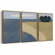 3-framed-canvas-brown-walnut