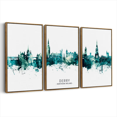3-framed-canvas-brown-walnut
