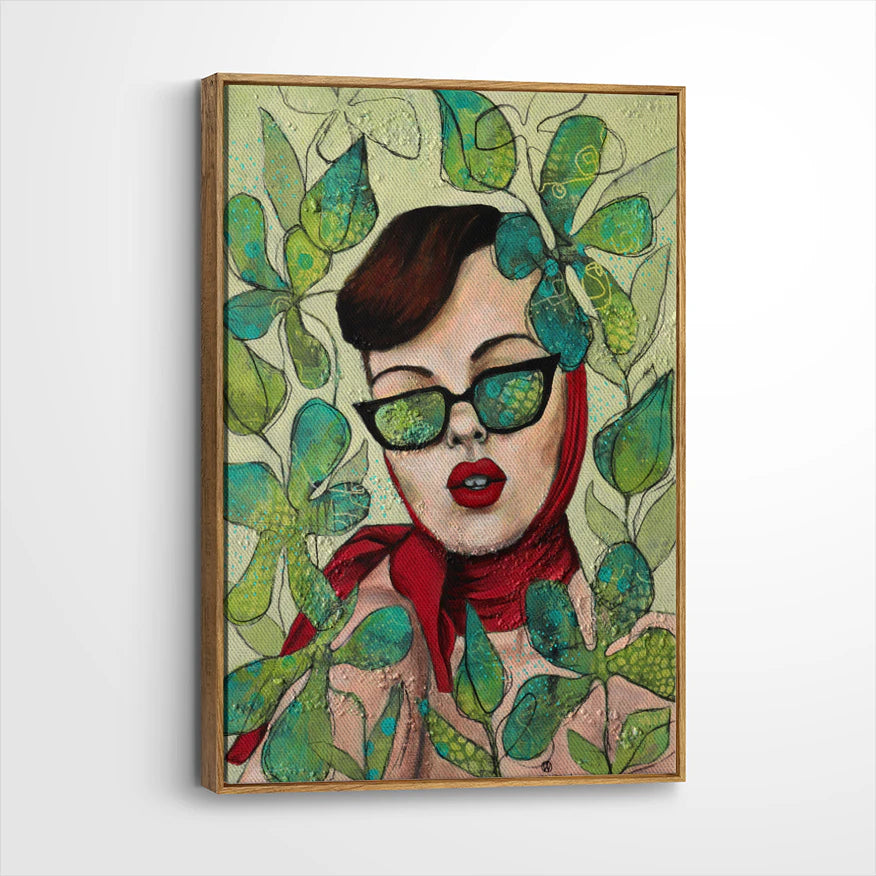 framed-canvas-brown-walnut