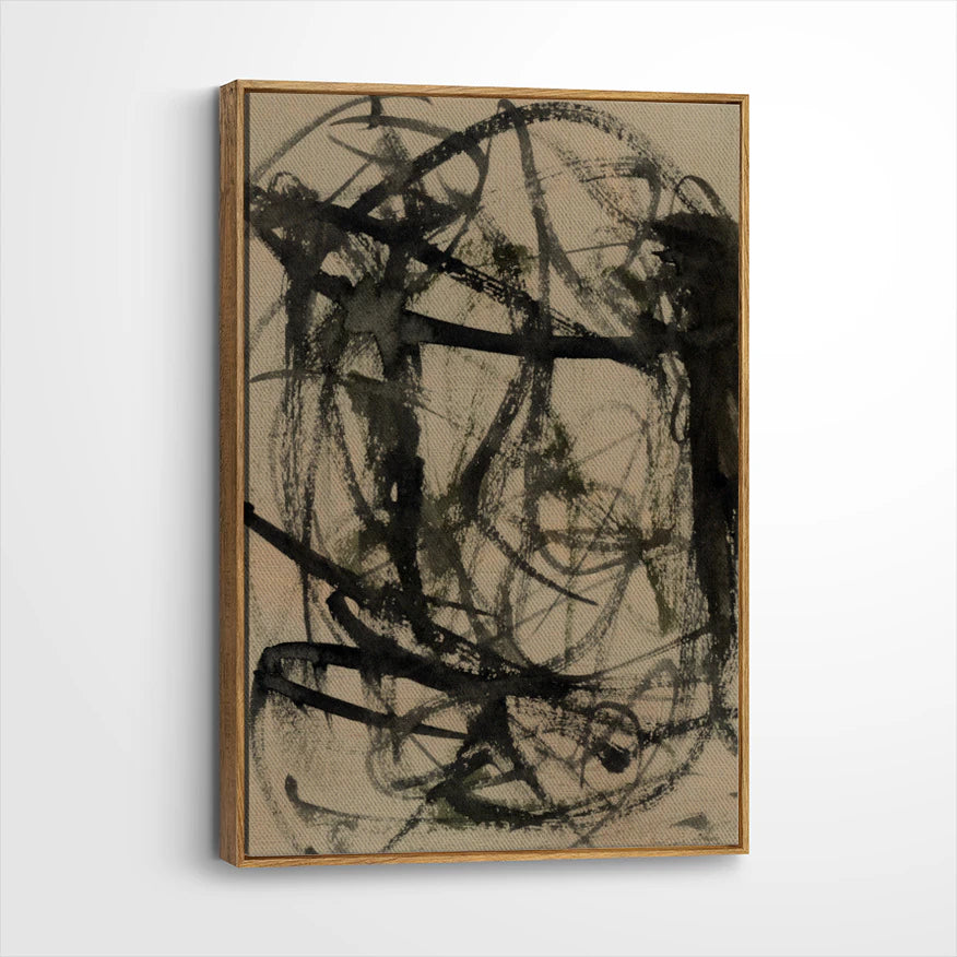 framed-canvas-brown-walnut