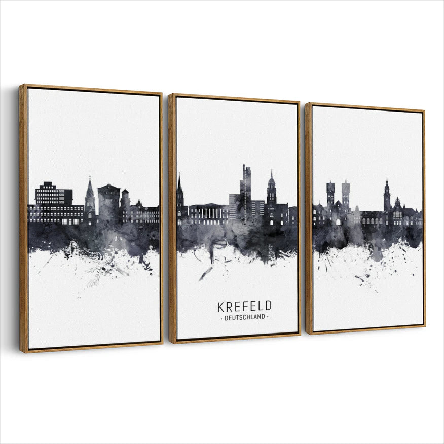 3-framed-canvas-brown-walnut
