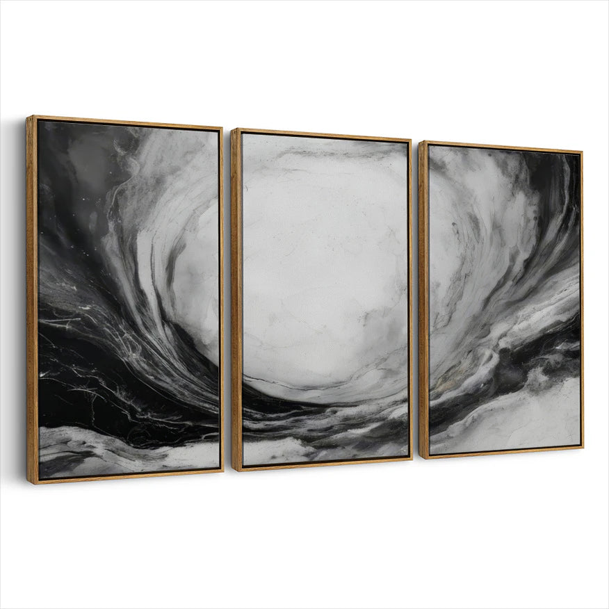 3-framed-canvas-brown-walnut