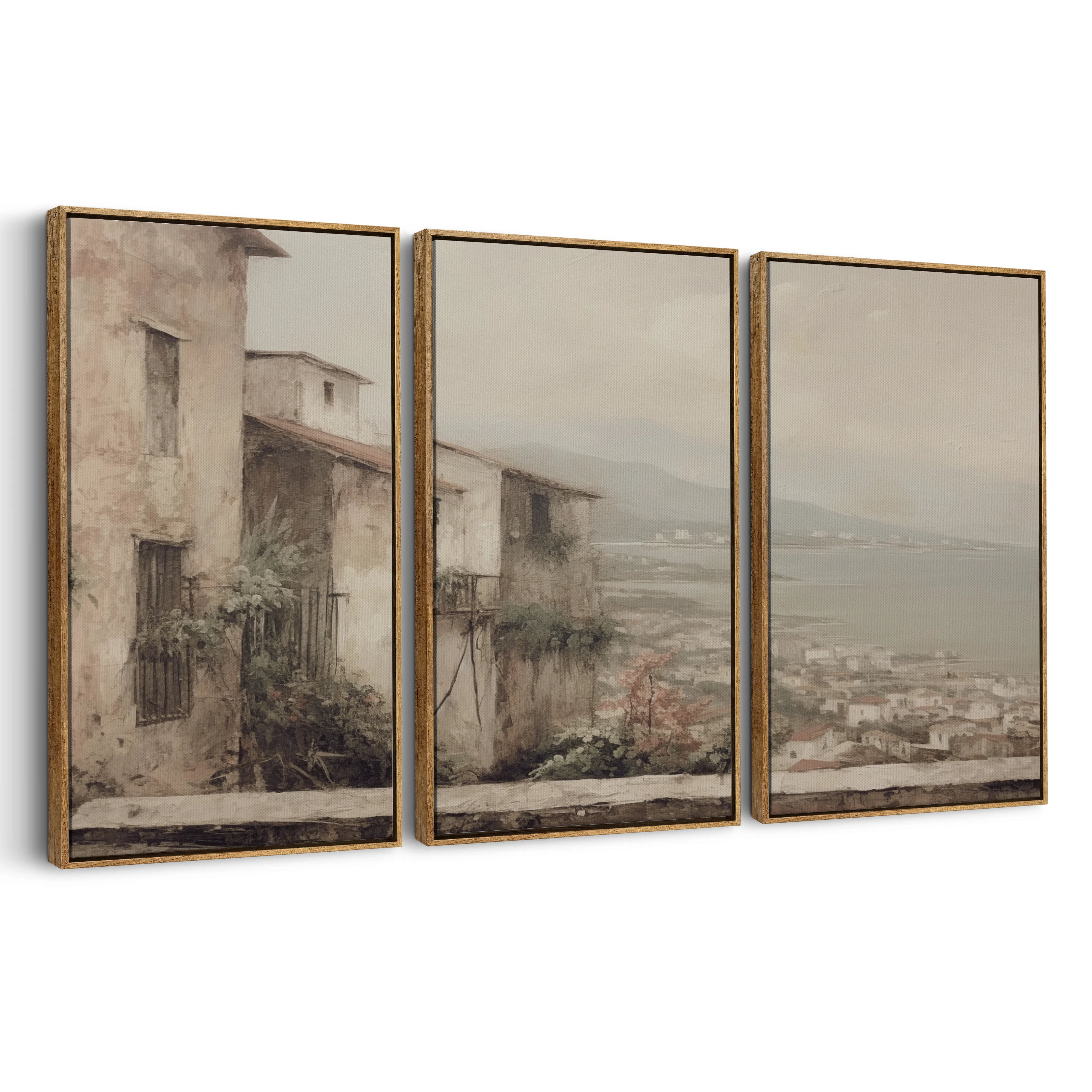3-framed-canvas-brown-walnut