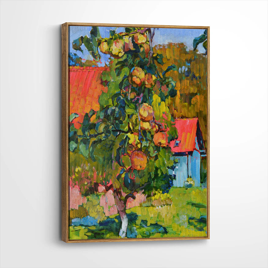 framed-canvas-brown-walnut