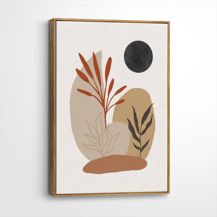 framed-canvas-brown-walnut
