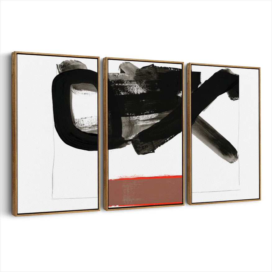 3-framed-canvas-brown-walnut