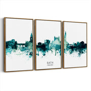 3-framed-canvas-brown-walnut