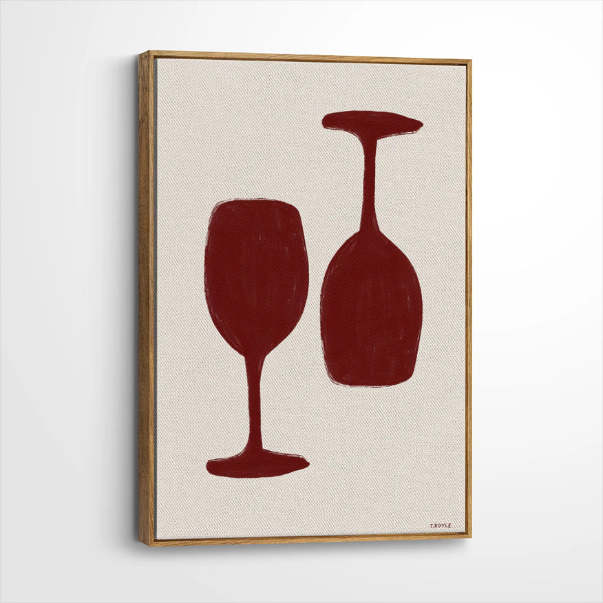 framed-canvas-brown-walnut