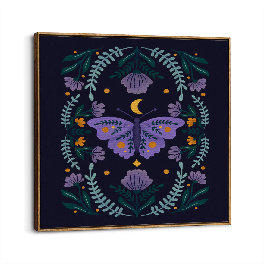 framed-canvas-brown-walnut