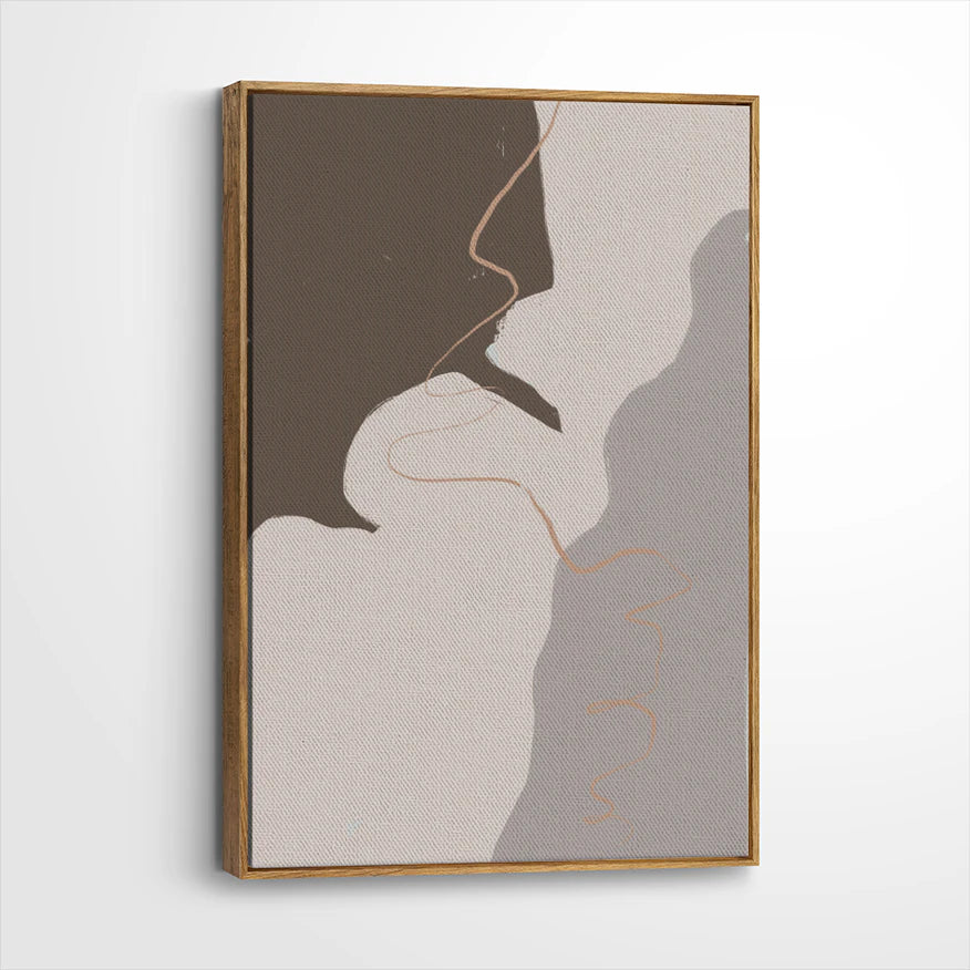 framed-canvas-brown-walnut