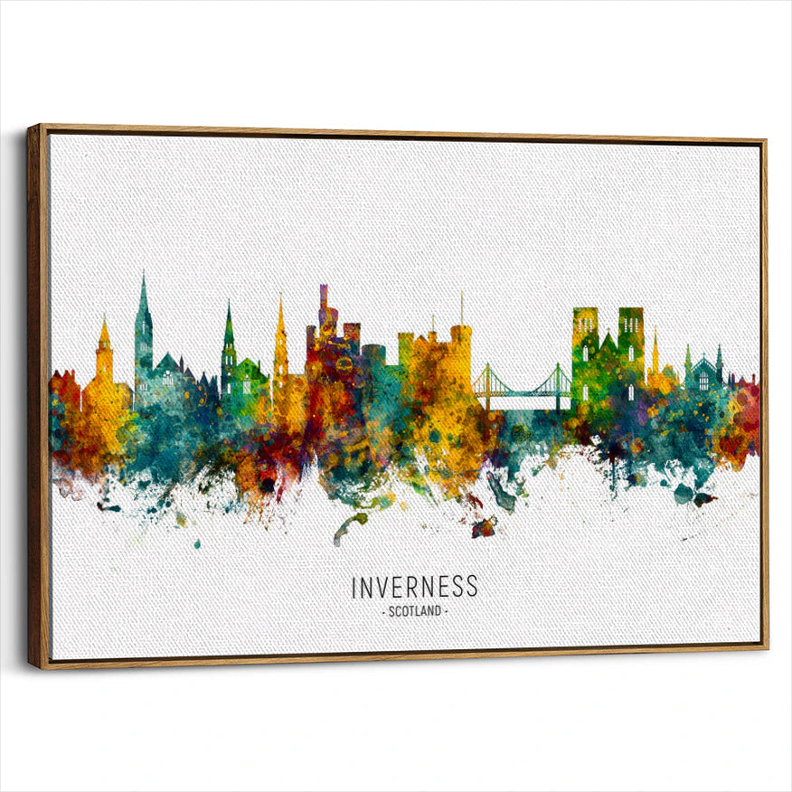 framed-canvas-brown-walnut