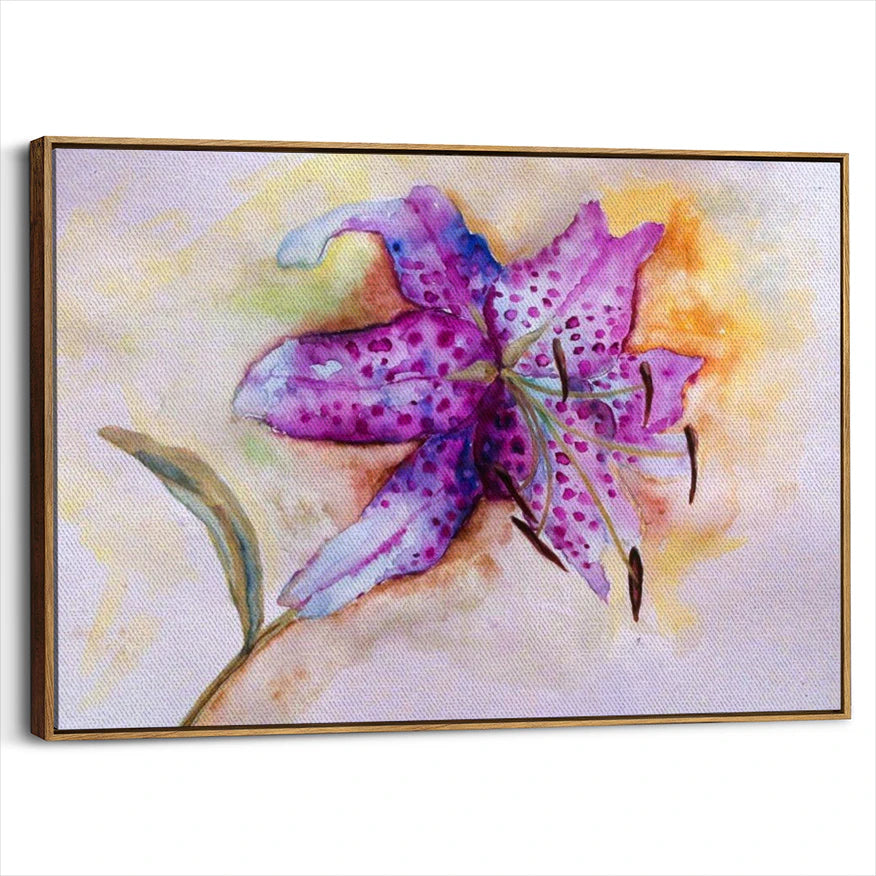 framed-canvas-brown-walnut