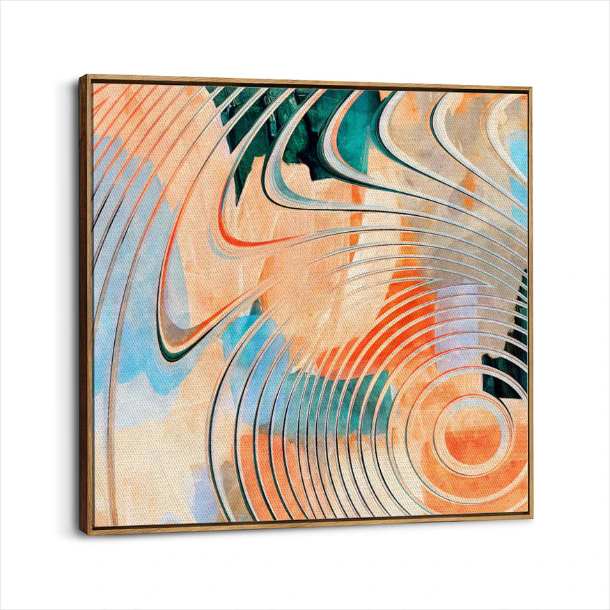 framed-canvas-brown-walnut