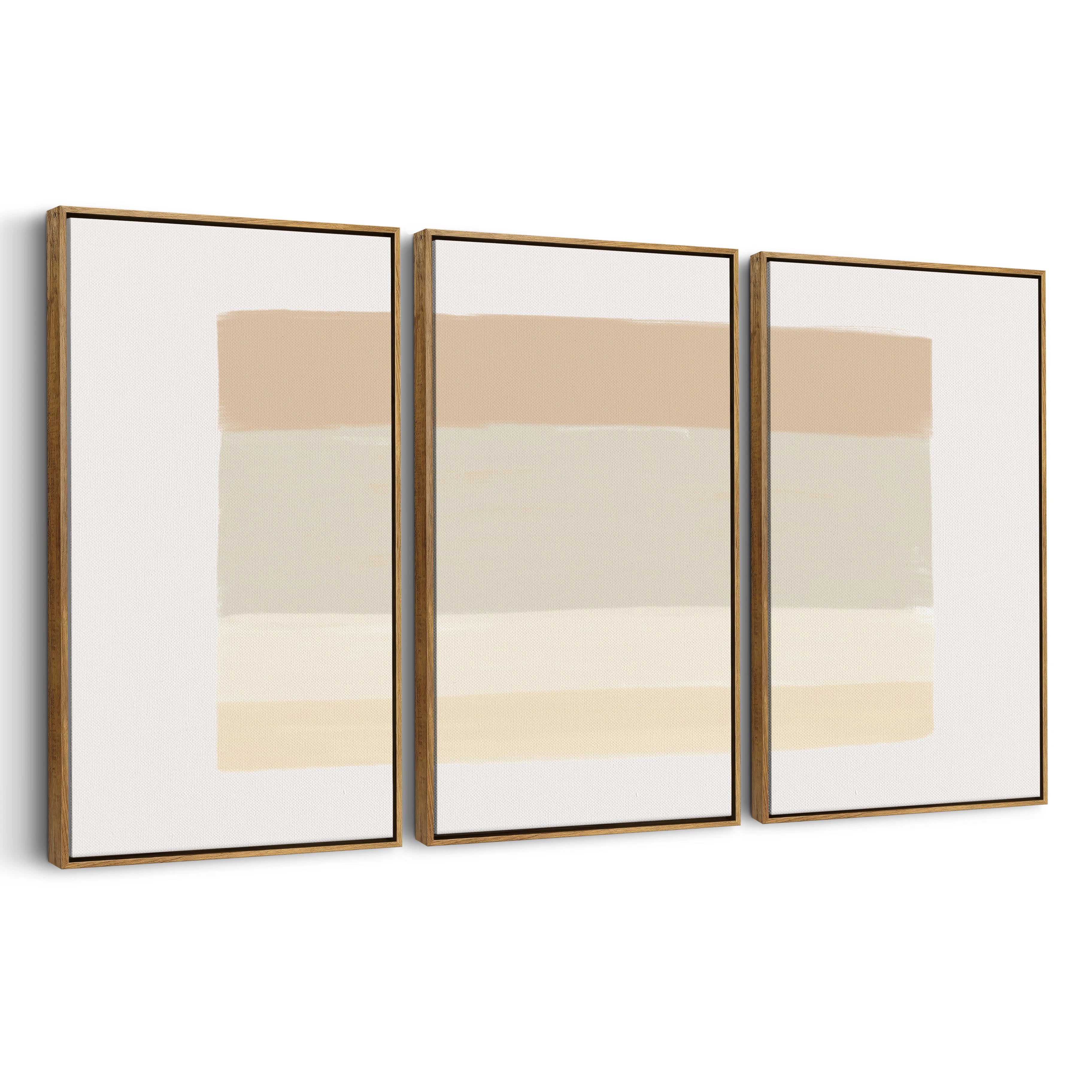 3-framed-canvas-brown-walnut