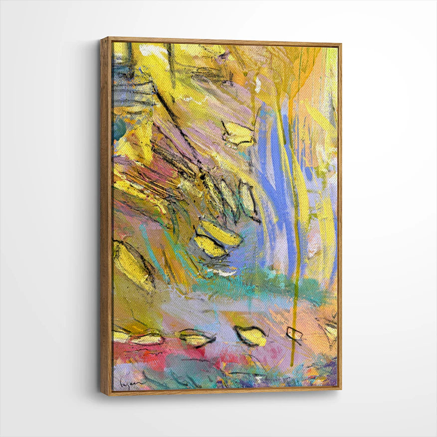 framed-canvas-brown-walnut