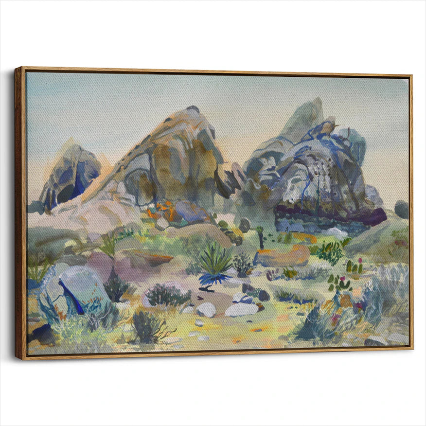 framed-canvas-brown-walnut