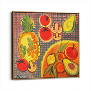 framed-canvas-brown-walnut