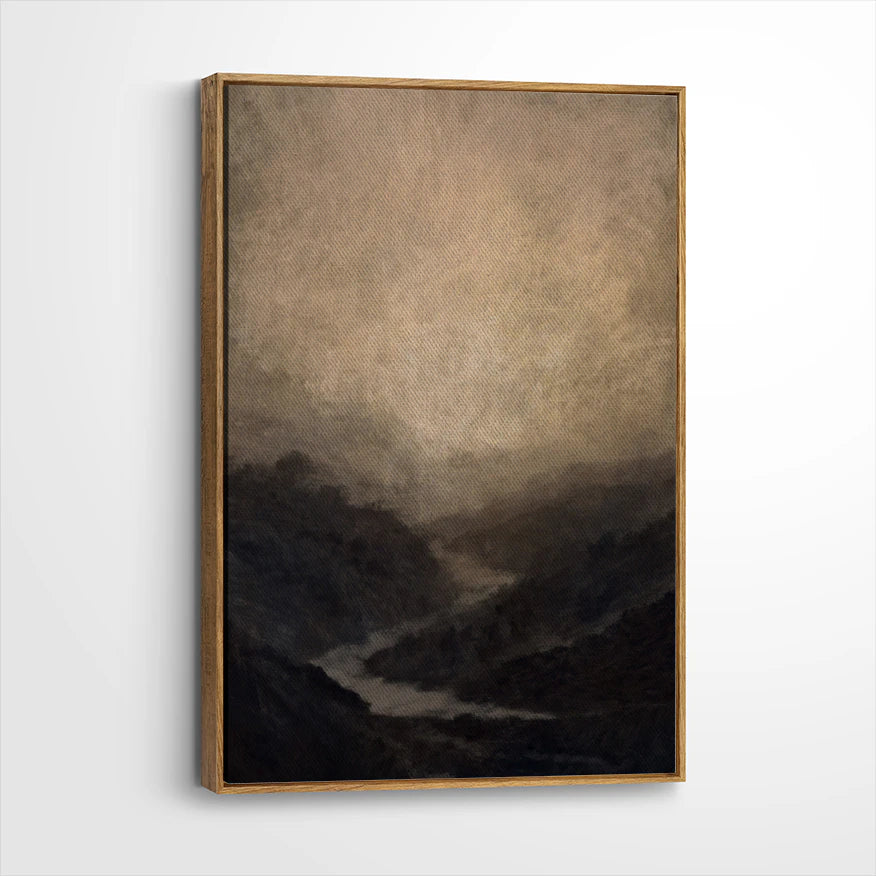 framed-canvas-brown-walnut