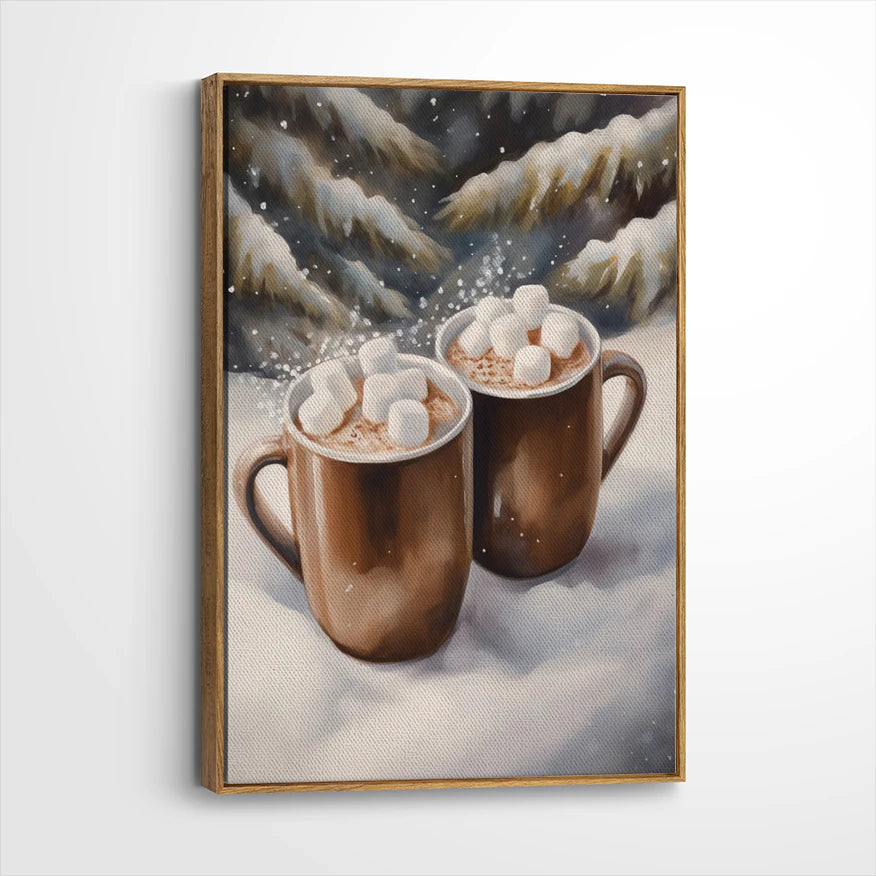 framed-canvas-brown-walnut
