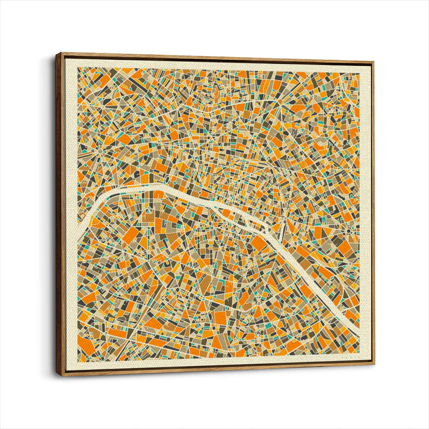 framed-canvas-brown-walnut