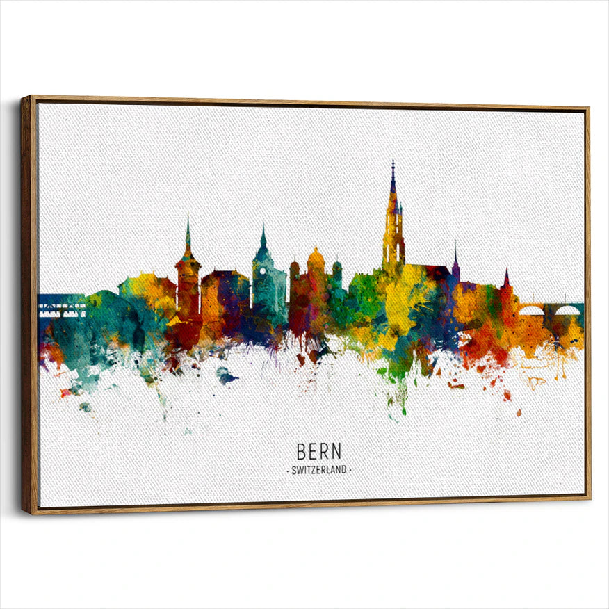 framed-canvas-brown-walnut