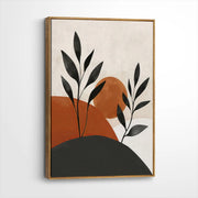 framed-canvas-brown-walnut