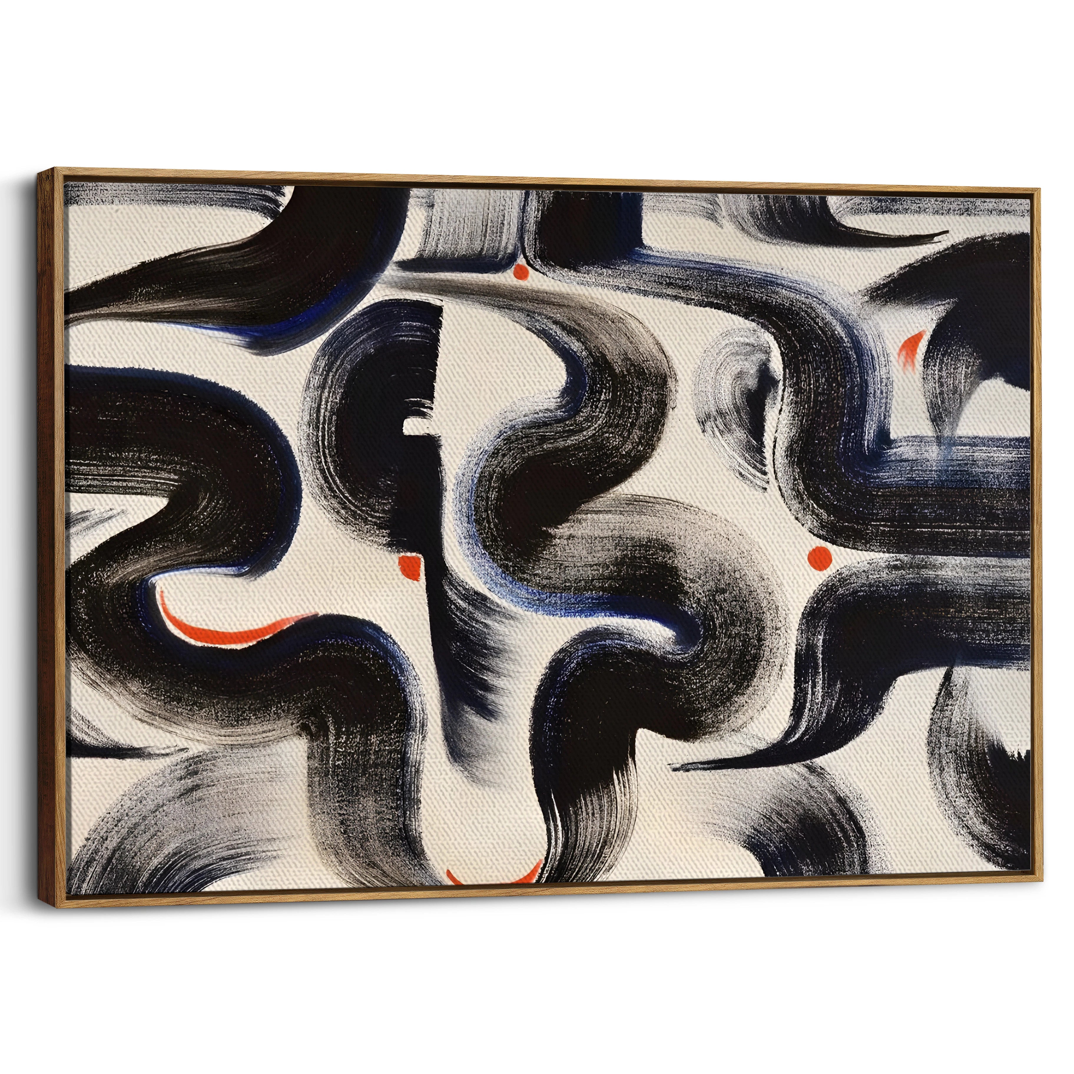 framed-canvas-brown-walnut