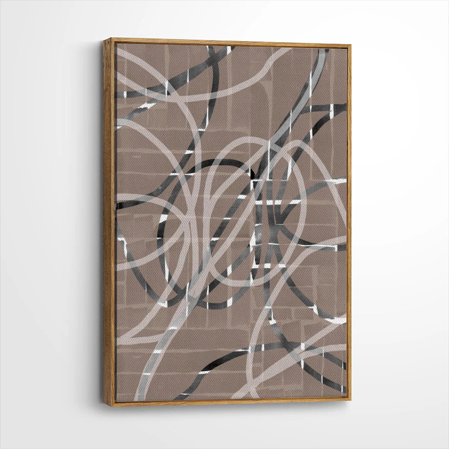 framed-canvas-brown-walnut