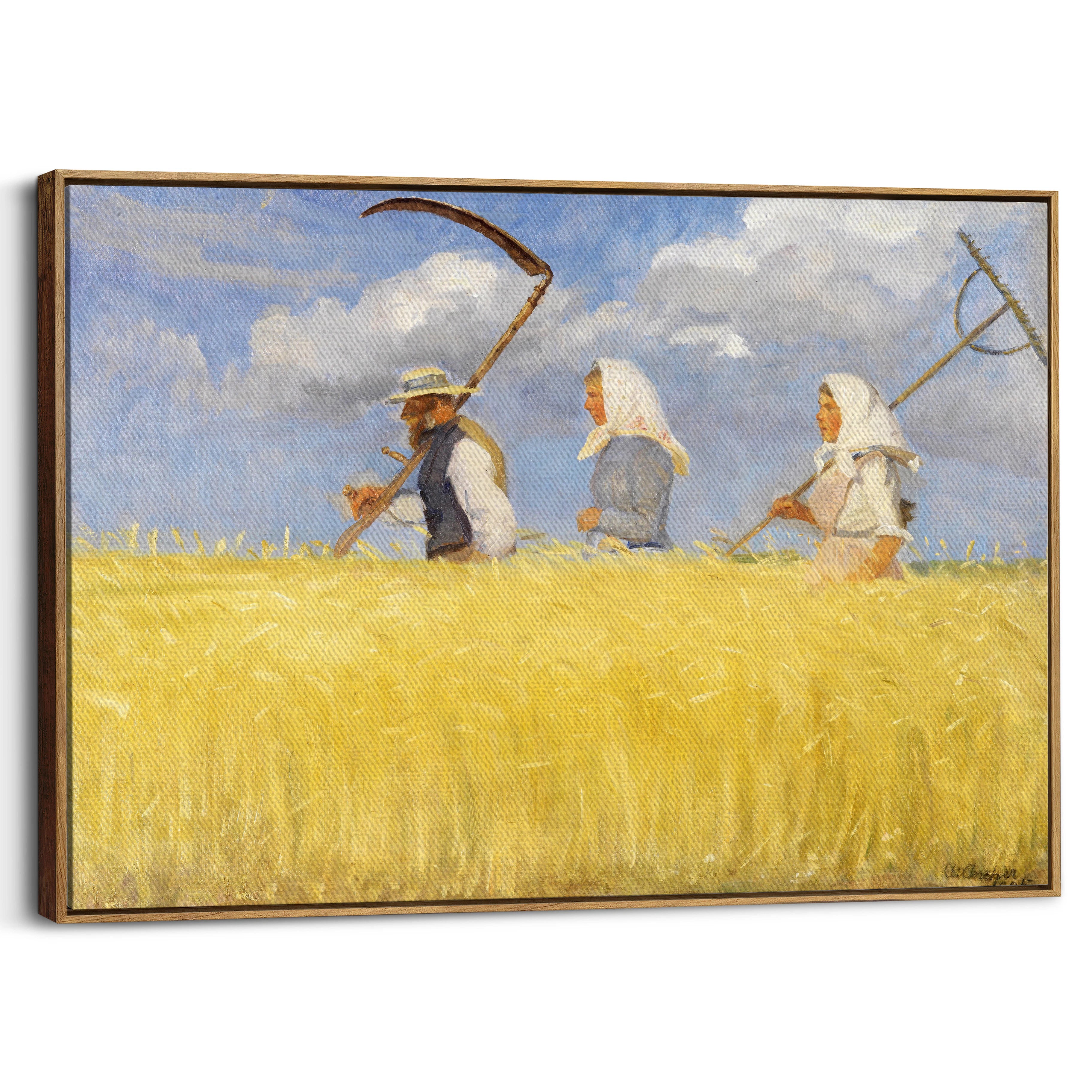 framed-canvas-brown-walnut