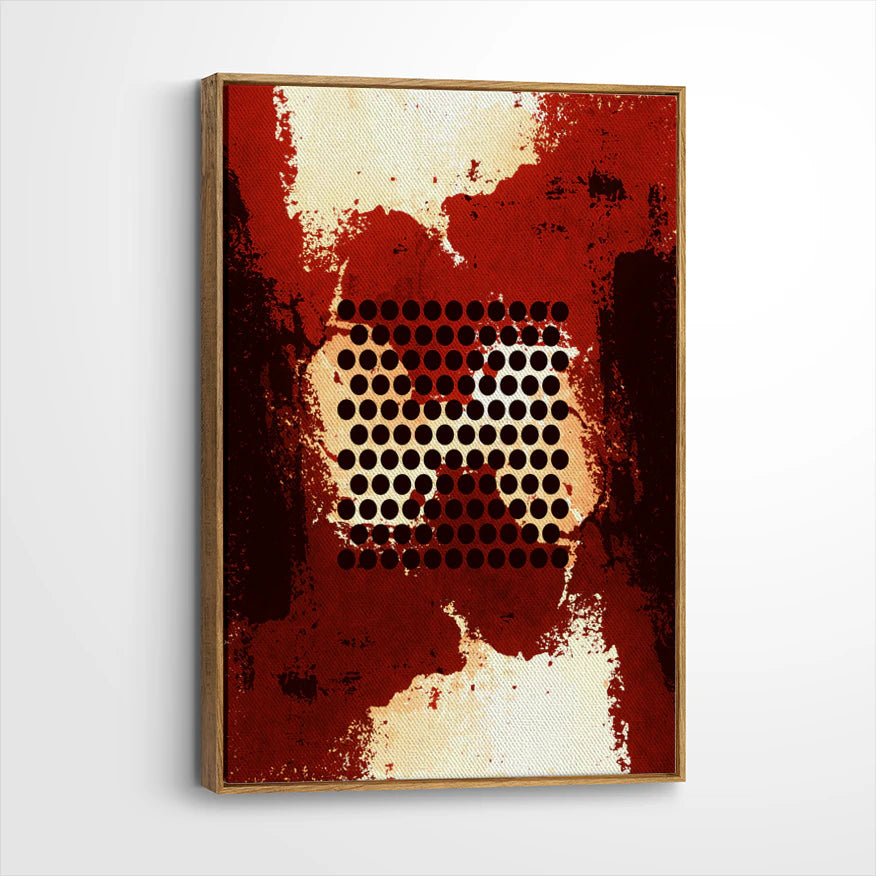 framed-canvas-brown-walnut