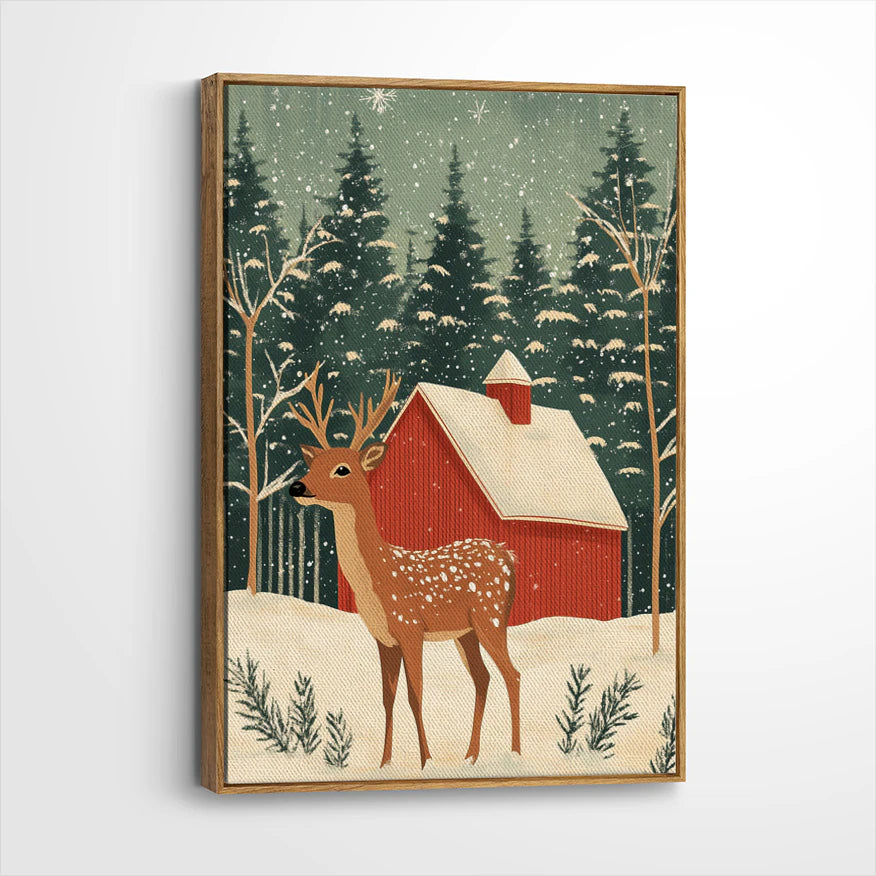 framed-canvas-brown-walnut