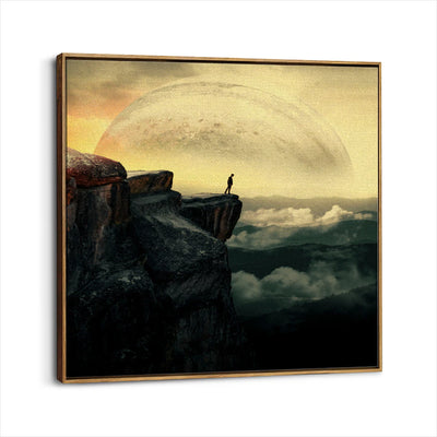 framed-canvas-brown-walnut