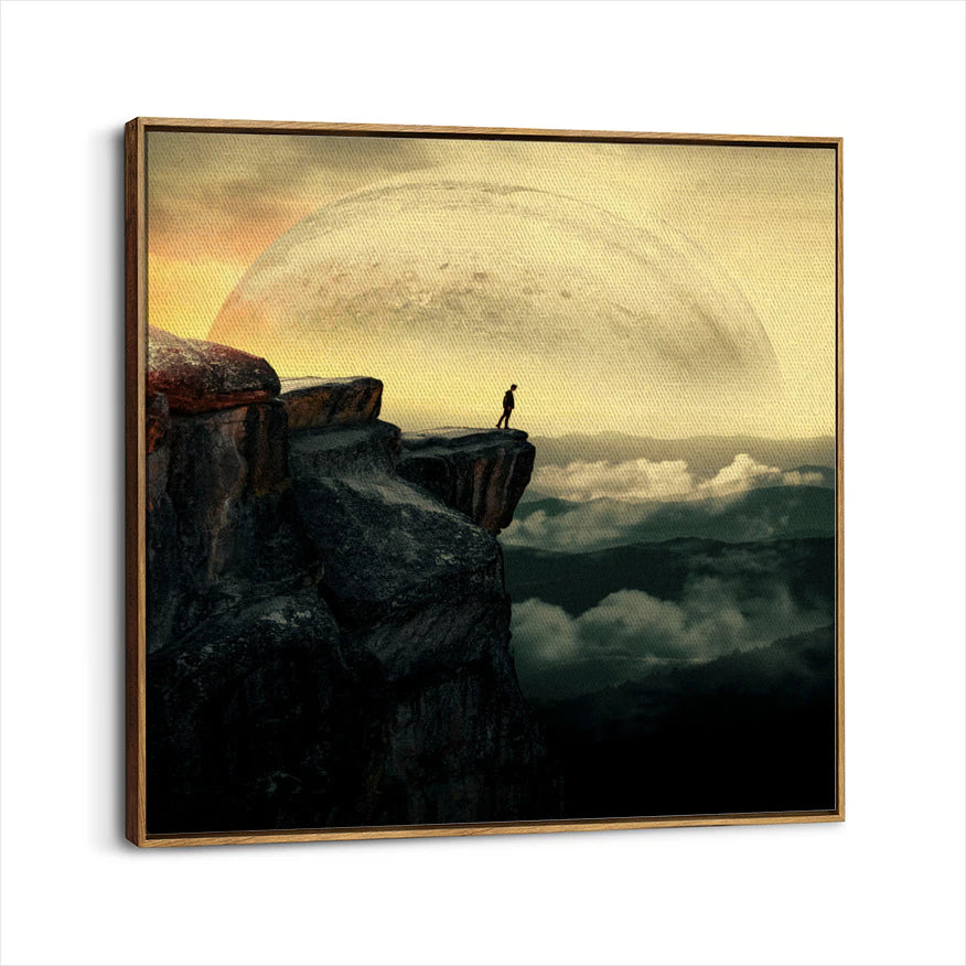framed-canvas-brown-walnut