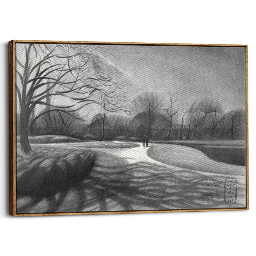 framed-canvas-brown-walnut