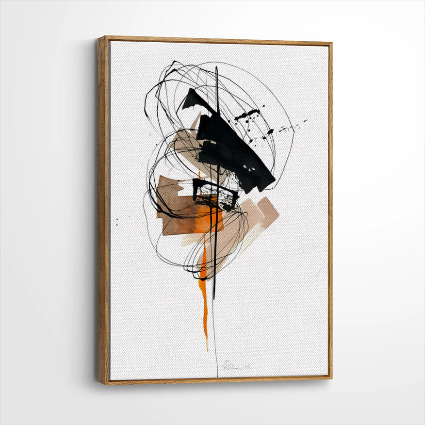 framed-canvas-brown-walnut